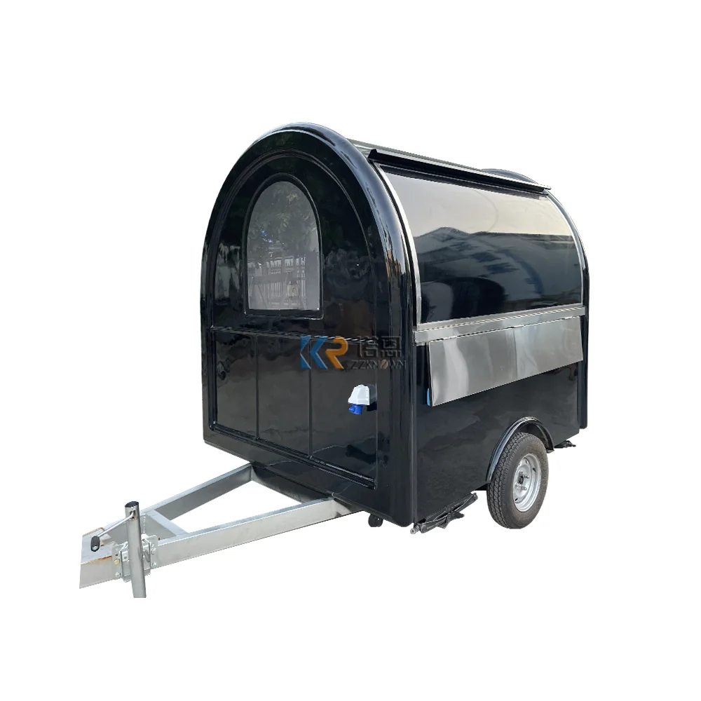 Mobile Food Cart Custom Color Size Kitchen Equipments Snack Coffee Kiosk Ice Cream Fast Food Truck Trailers For Sale