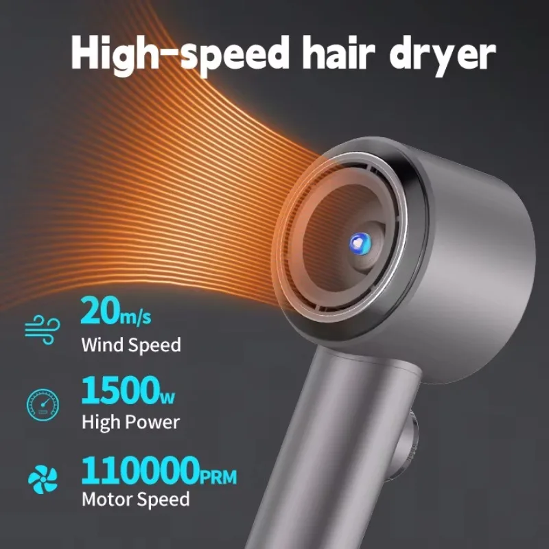 Newest 2025 Intelligent Dryer Hair Professional Salon Hair Dryer Custom logo Powerful High Speed Hair Dryer and Straightener