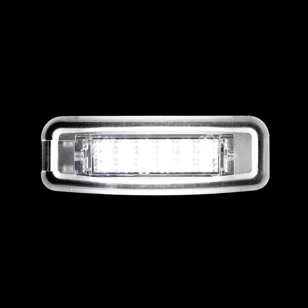 2Pcs For Ford Focus MK1 1998-2005 High Brightness White LED License Plate Light Number Plate Lamp