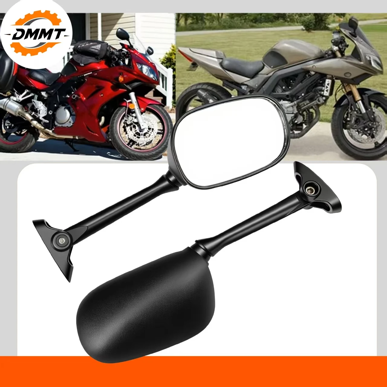 12CM Aluminum Stem Motorcycle Rearview Mirror For Suzuki GSF1250S GSF650S GSX650F SV650S GSXR600 GSXR750 GSXR1000