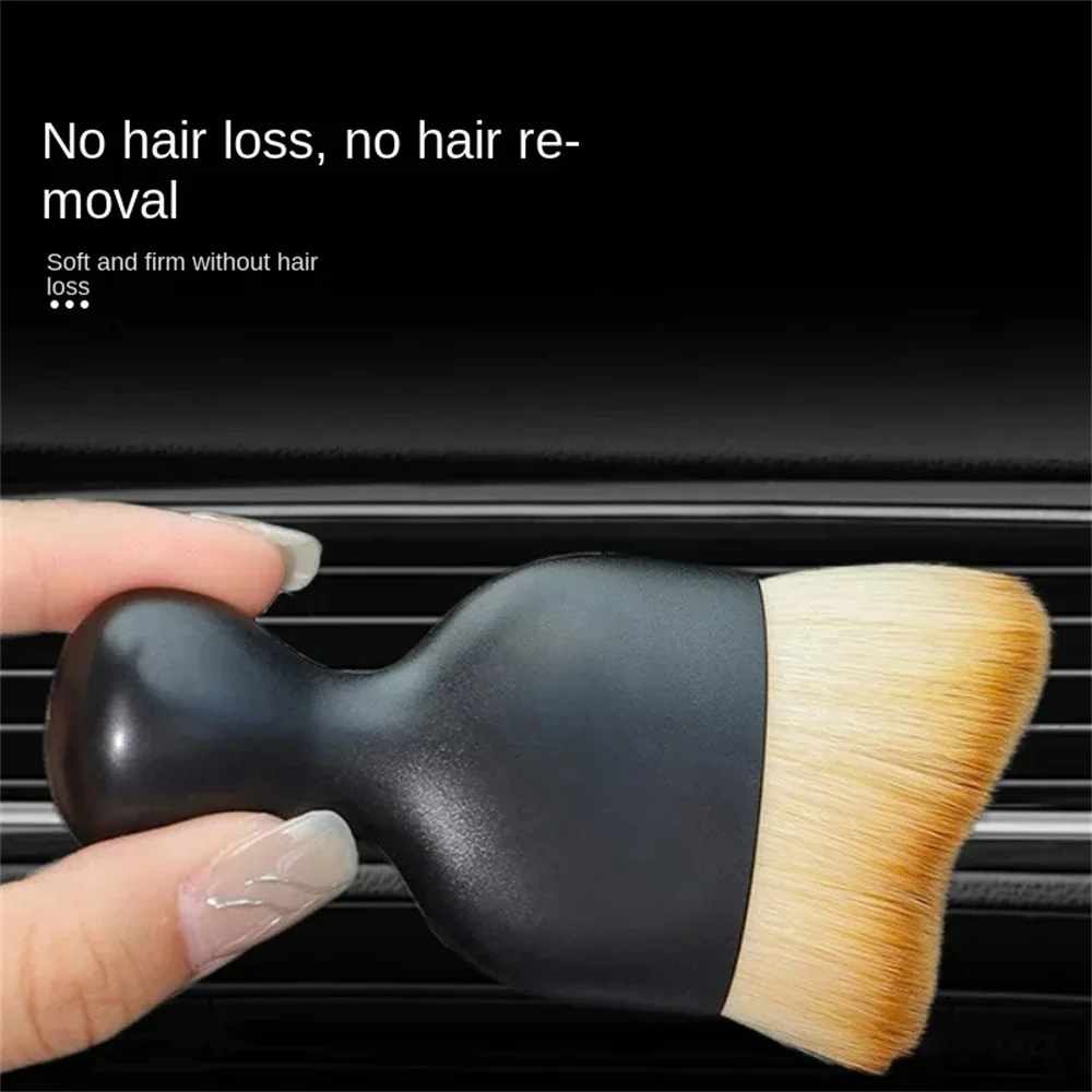 Car Cleaning Tools Dust Brush Air Conditioner Cleaning Brush Air Outlet Soft Fur Dust Removal Brushes Detailing Brush