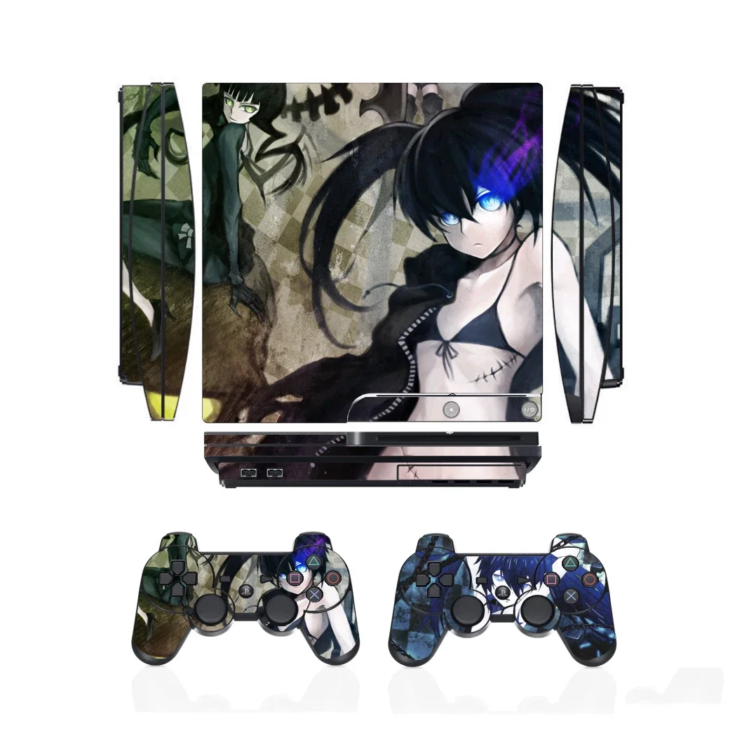 213 ملصق جلدي من الفينيل لهاتف Sony PS3 Slim PlayStation 3 Slim و2 ملصقات جلود وحدة التحكم