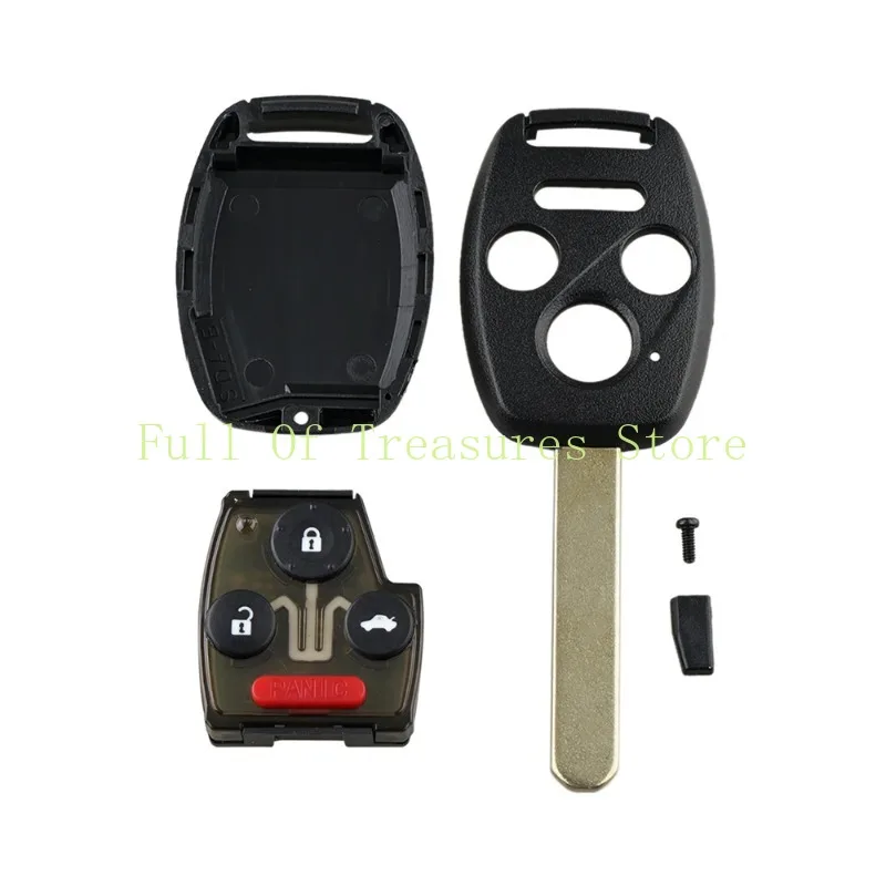 Keyless Entry Key Remote Car Key Fob For Honda Accord Sedan 2008 2009 2010 2011 2012 Key shell Shell without inner panel