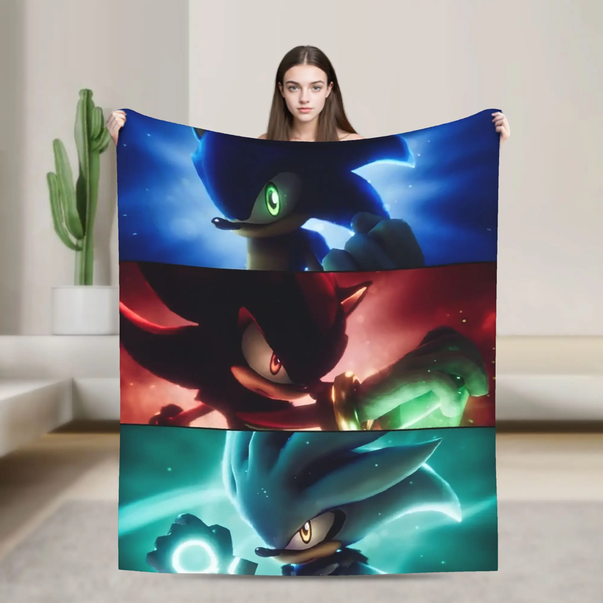 Sonices Movie Throw Blanket for Couch Video Game Fuzzy Soft Plush Blanket 50x60 Inch Multiple Sizes Bedspread for All Seasons