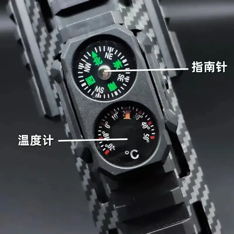 20 مللي متر-21 مللي متر في الهواء الطلق البوصلة ميزان الحرارة 20 مللي متر السكك الحديدية الدقة أداة خارجية M4 AR15 لعبة M416 #1