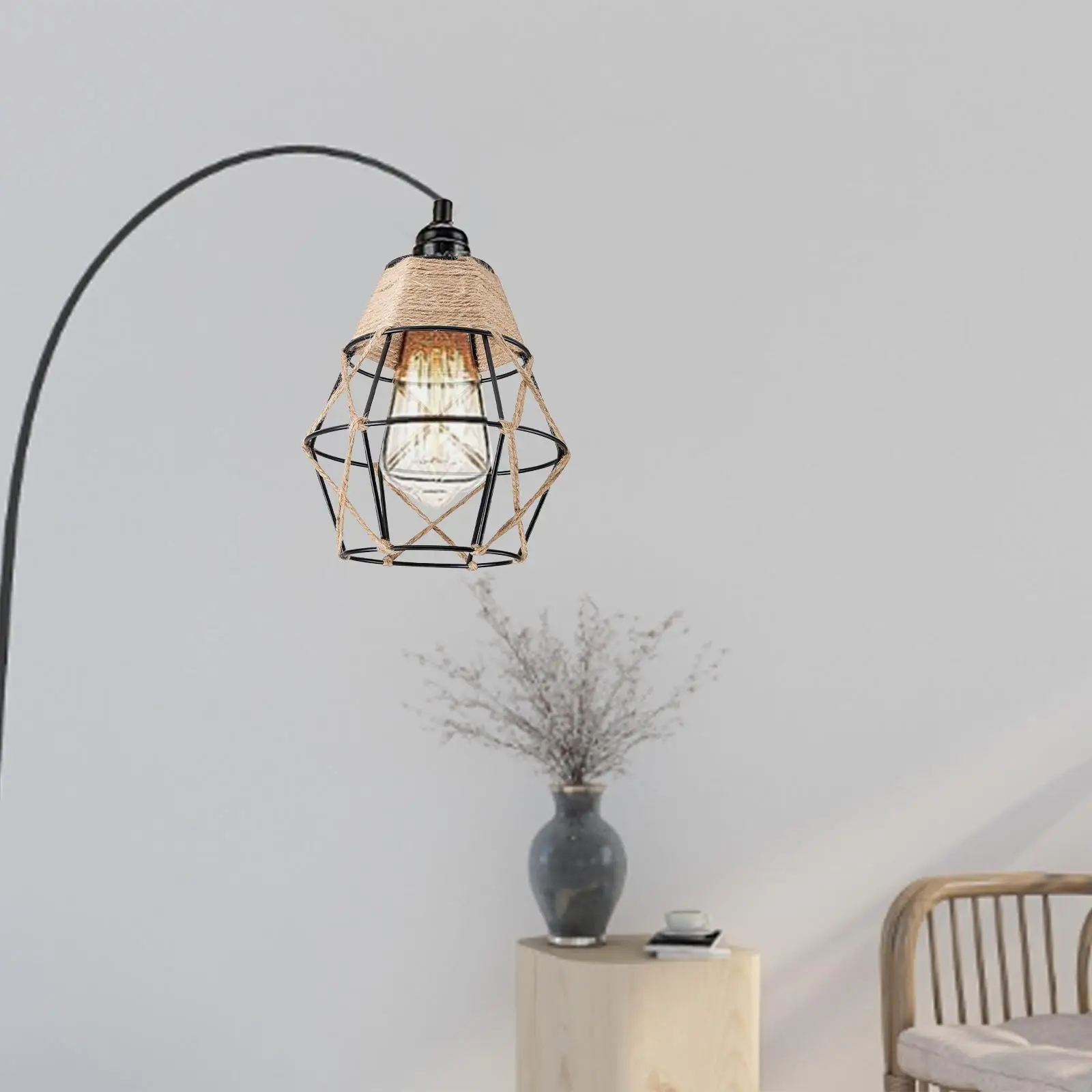 Pendant Lamp Shades Lampshades Metal Cage Lampshade Vintage Style Industrial