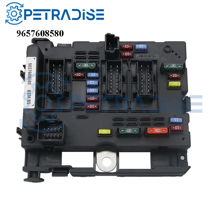 

Fuse Box Assembly BSM B5 For Citroen C3 C5 C8 Xsara Picasso Peugeot 206 Cabrio 307 Cabrio 406 Coupe 807 OEM 9657608580 6500Y1