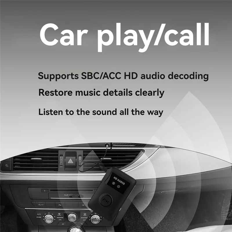 PHILE-BT5.3 Bluetooth-Compatible Wireless Audio Receiver Adapter With 3.5Mm AUX Jack Stereo Music Wireless Adapter