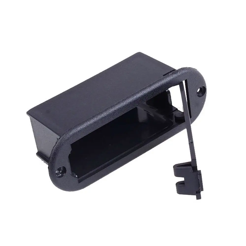 New Black Guitar Pickup Battery Box Plastic Storage Box Battery Holder Guitar Parts 9V Battery Case
