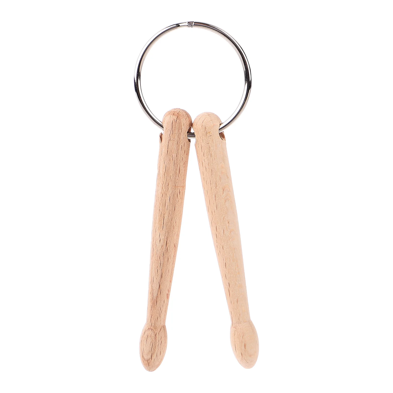 Drumstick Keychain Decor Decoration Unique Ring Mini Bag Pendant Beech Hanging Ornament