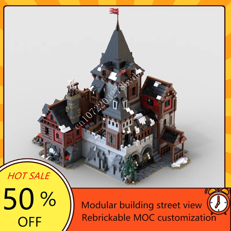 

3988PCS Wolf Lord`s Castle Hot City MOC Puzzle Creative StreetView Architecture Model Birthdayal Assembly Toy Christmas Gift