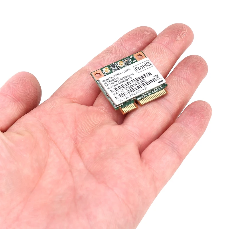 Bezprzewodowa karta sieciowa Atheros AR9832 AR5BHB116 2.4/5 Ghz jednoukładowa karta bezprzewodowa 300 mb/s 802.11N MINI PCI-E WIFI