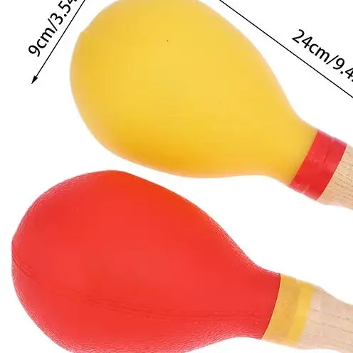 2 قطعة زوج المهنية من الهزازات Maracas خشخيشات الرمال المطرقة قرع آلة لعبة موسيقية لحفلة KTV للأطفال الأطفال #1