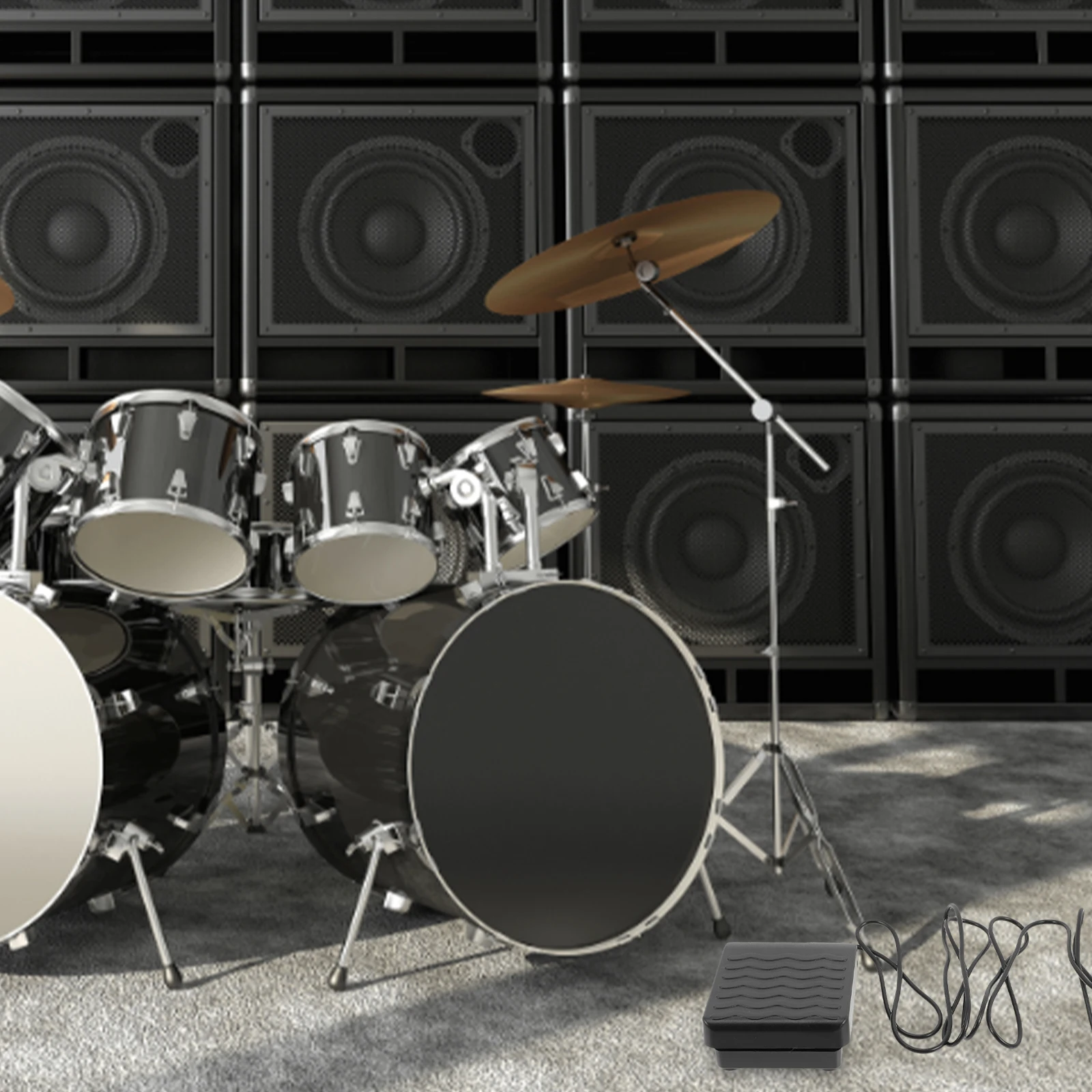 

Sustain For Piano Sturdy Nonslip Damper Pedal Electric Keyboard Accessory Widened Foot Pedal Long-Lasting Use