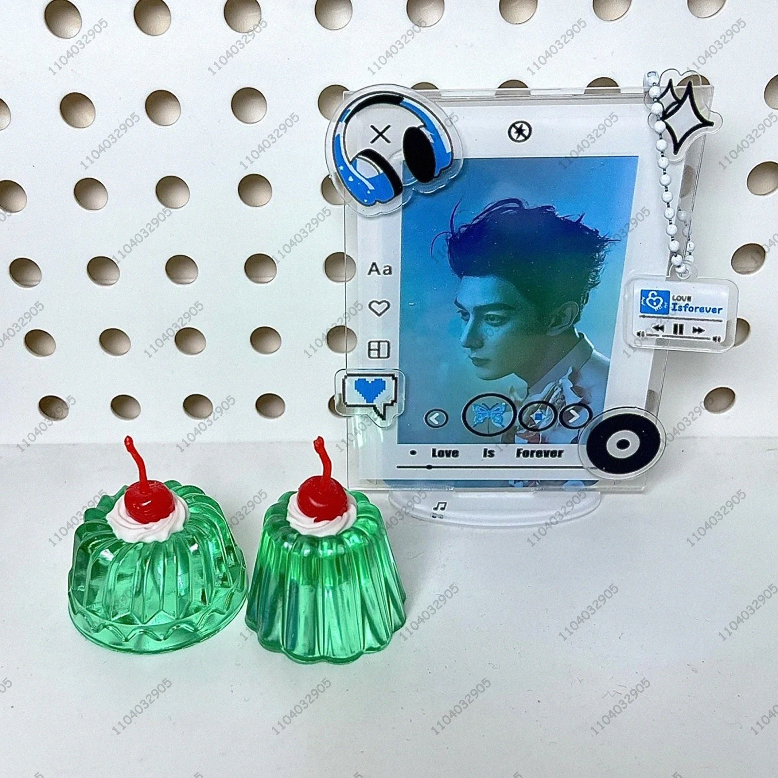 Modelo de taza de Soda verde, artesanía hecha a mano, helado de Soda, taza de cristal artesanal, adornos de escritorio, regalo de decoración para habitación de niñas