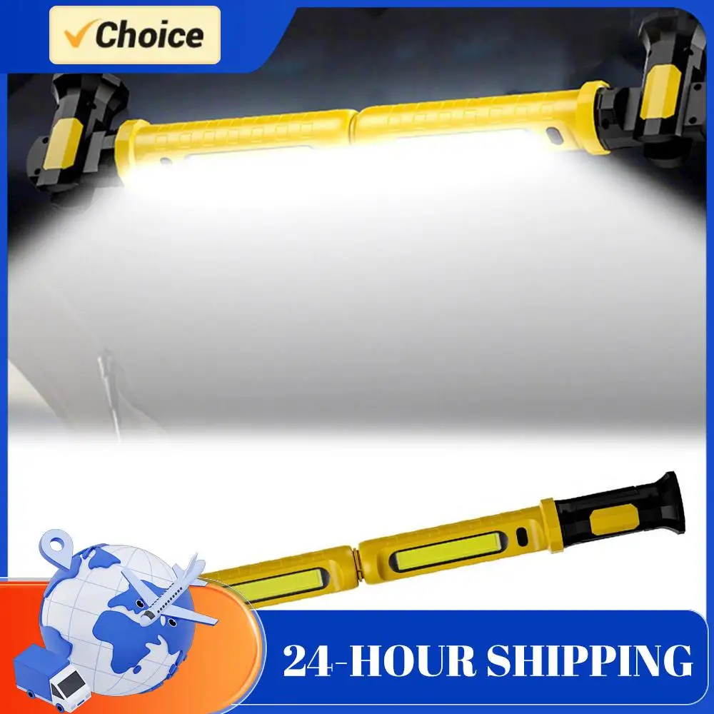 

Магнитный рабочий фонарь 4000 мАч, перезаряжаемый, беспроводной, для капота автомобиля, 2000 лм, с крючками, для ремонта автомобилей, гаража, мастерской, экстренных ситуаций