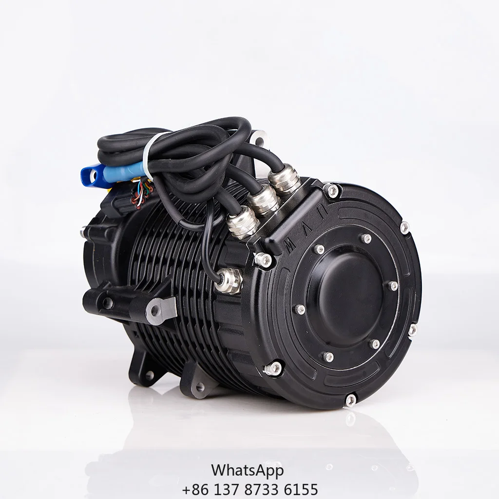

5KW 145 PMSM Mid-Drive Motor With Reduction Gearbox Cost-effective Motor For Electric Motorcycle