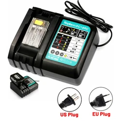 Replace Fast Rapid Li-Ion Battery Charger for Makita DC18RC 14.4V 18V LXT Lithium Battery BL1830 BL1430 BL1850 BL1860 BL1815 3A