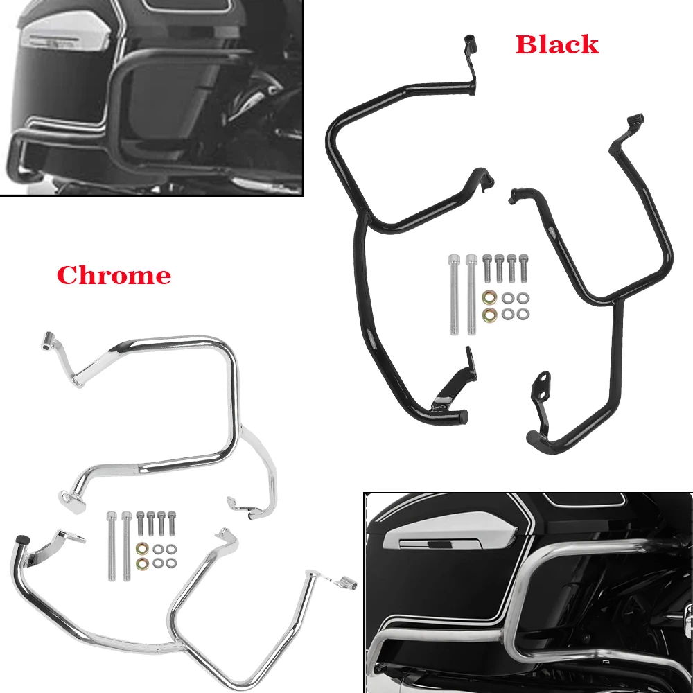 For BMW R18B R18TC R18 Classic TC R18 B R 18 B 2020-2023 Motorcycle Crash Bars Side Box Bumper Engine Guard Stunt Cage Protector