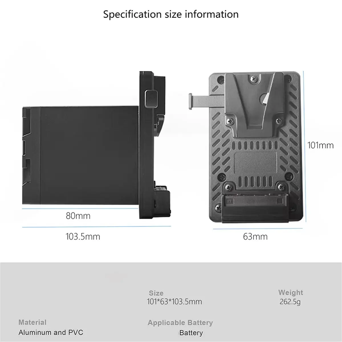 【a75t】-nouvelle-plaque-de-batterie-v-mount-pour-batterie-factice-bp-u-pour-bp-u60-bp-u30-bp-u90-pxw-z280-x280-fs5-fx6-x160-x180