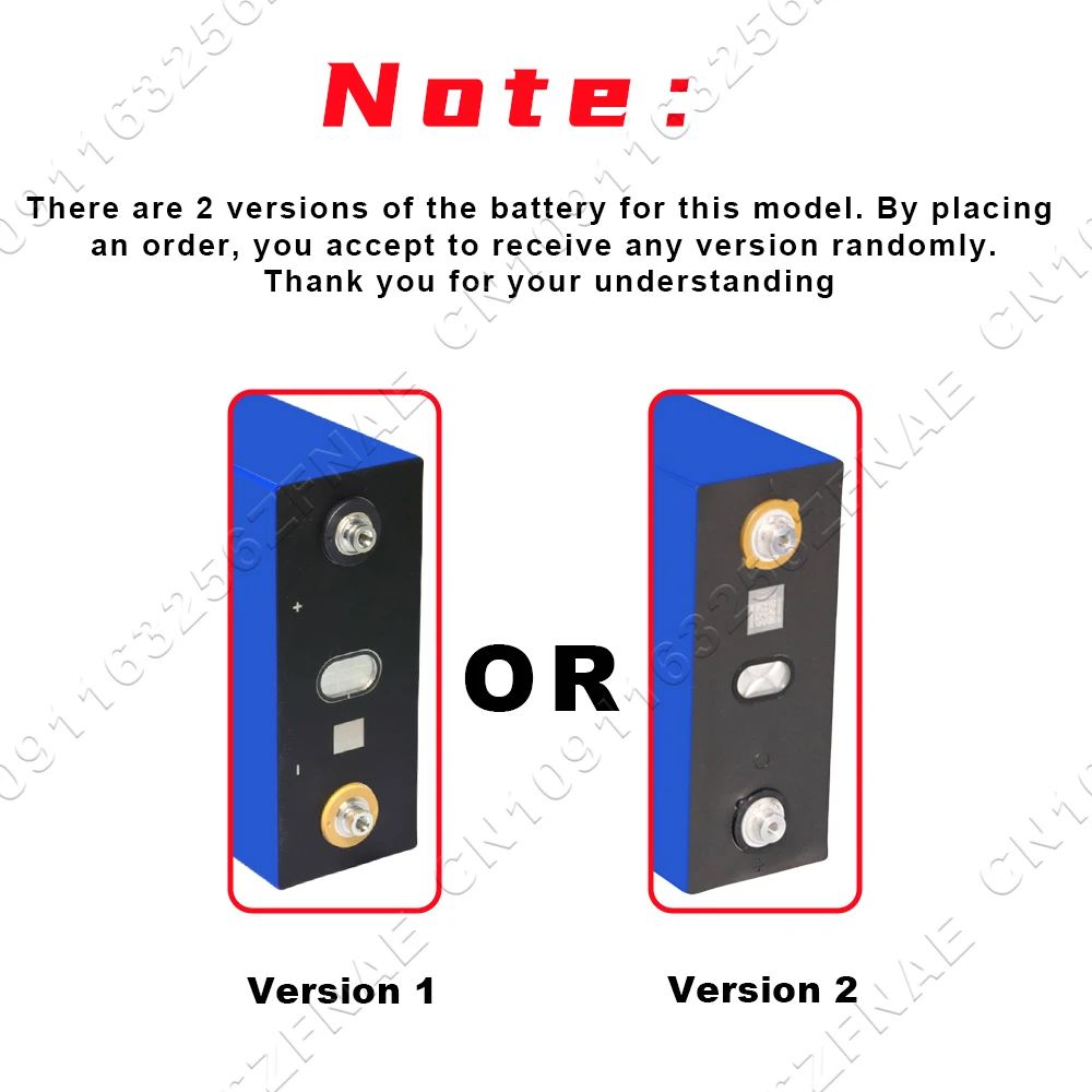 3.2V 340Ah d New Rechargeable Battery DIY 12V 24V 48V Cell Pack Suitable RV EV Boat Golf Cart Yacht Van Boats Battery