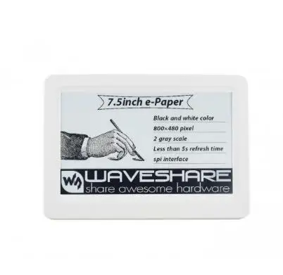 

Waveshare 7.5inch NFC-Powered e-Paper Passive,No Battery