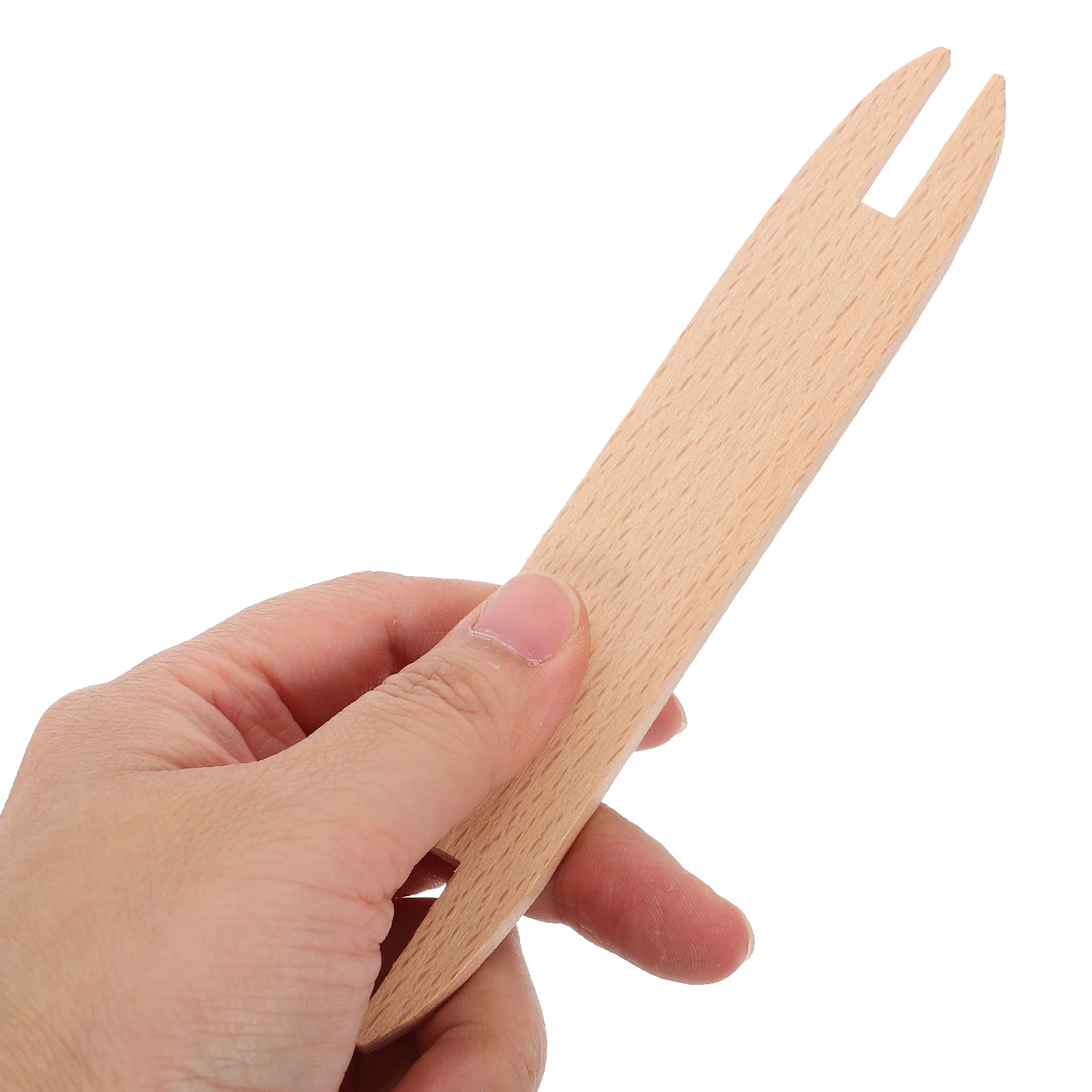 

6Pcs Wood Weaving Shuttle Kit for DIY Yarn Crafting Scarf Sweater Tapestry Knitting Tools Shuttle Set Wood Weaving Tool