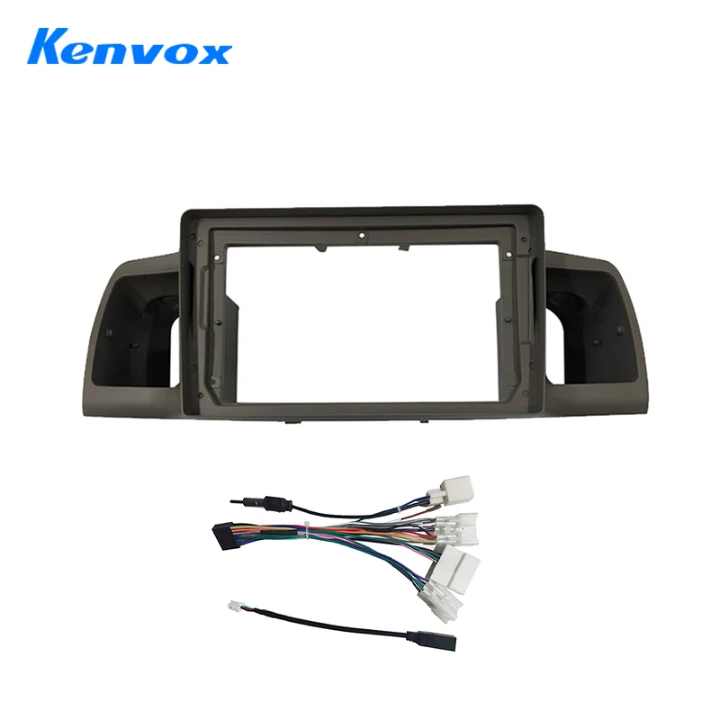 KENVOX 2 Din autoradio 9 ''Gezicht Frame ForToyota Corolla E120 e 120 BYD F32007-2011 Dashboard Fascia Stereo Panel Dash Kit