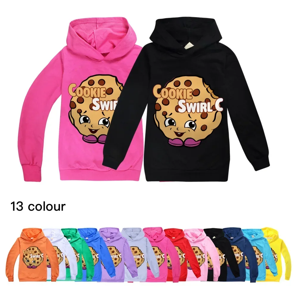 Cookie Swirl C Hoodies Boys Girls Hooded  Kids Sweatshirt T Shirt Children Clothes HoodieTees Kids Sportwear Tshirt Outfits1163