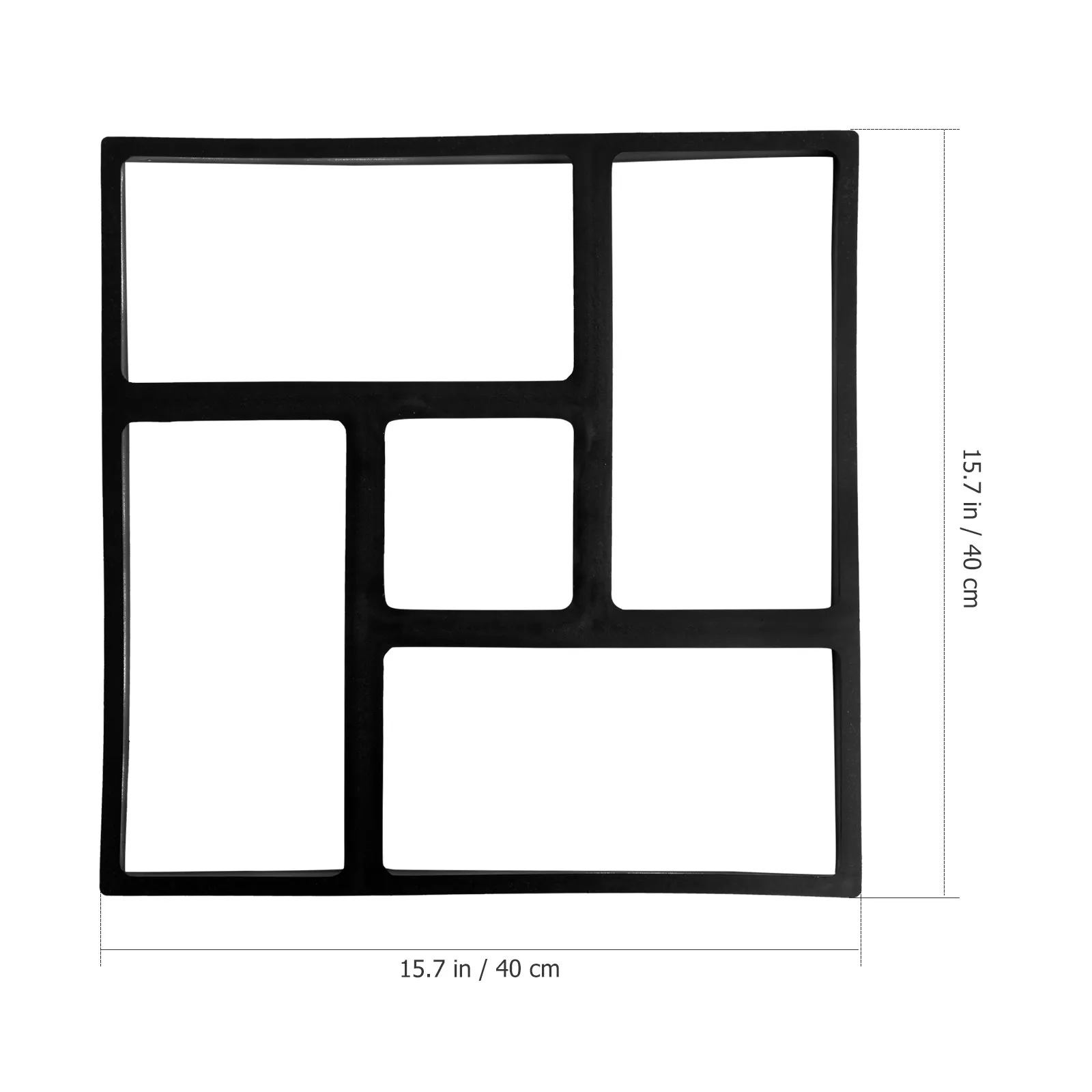 DIY Pavement Mold Reusable Plastic Path Maker for Concrete Garden Sidewalk Paving Mold Path Maker Modeling Tool view 2