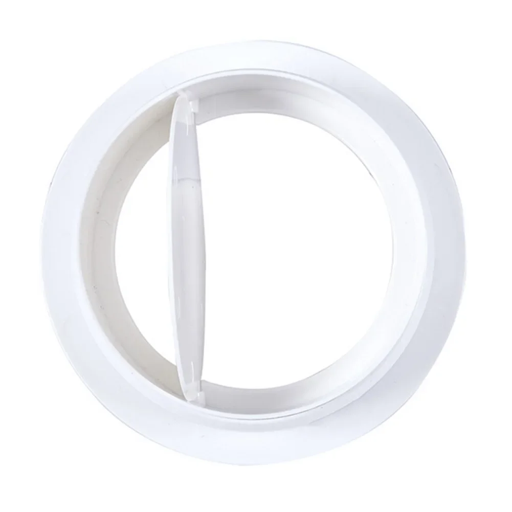 

Decoration Check Valve Bathroom Ventilation Fan ABS Environmentally Friendly Prevent Backflow White Replaceable