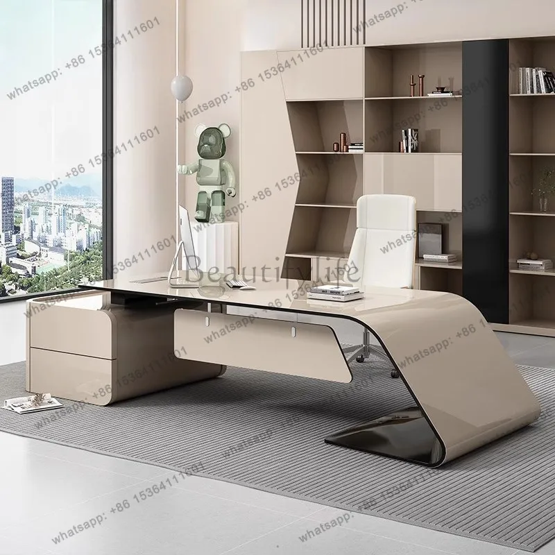 FG Conference Aesthetic Office Desk Reception Designer Individual Office Desk Executive Entertainment Ufficio Trendy Furniture