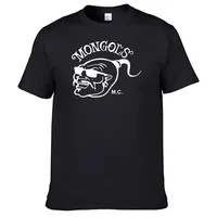 Motorcycles Club Mongols MC T Shirt 100% Cotton Men Shirt N06