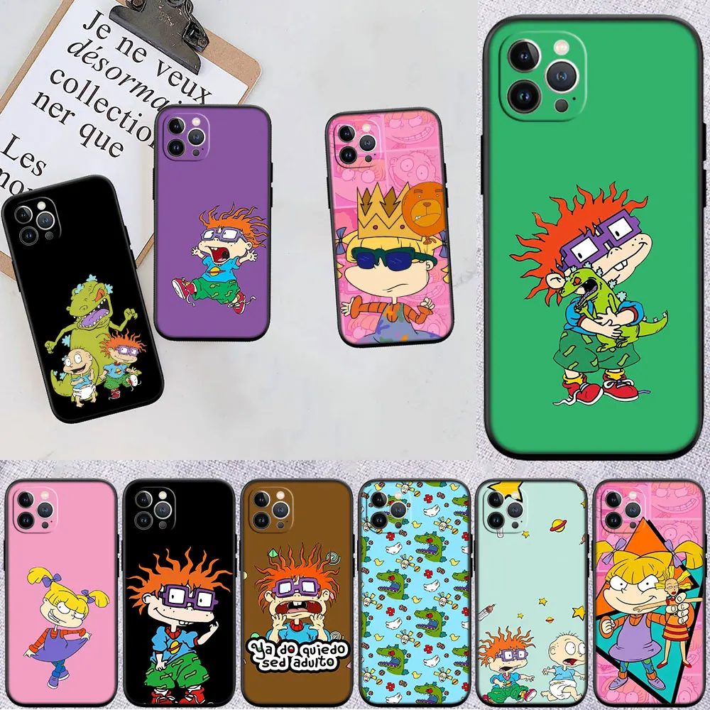 Чехол для телефона NC87 R-Rugrats для Samsung Galaxy Note 8 9 10 20 Ultra Lite Plus A03 A06 A16 A11 M21 M35 A72 S25 Core Pro Quantum 2