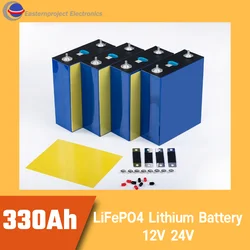 LiFePO4 3.2V  330ah Branded New DIY 12V 24V 48V  Kit Battery Packs Lithium Ion Phosphate For Solar Panels Camper