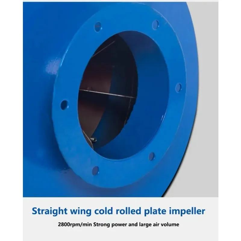 60-370W Small Induced Draft Fan High Temperature Resistance High Power Centrifugal Fan Industrial Smoke Exhaust Suction 220V
