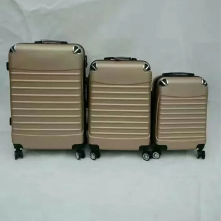 (24) Customized Three-piece Set of Travel Luggage with Swivel Wheels