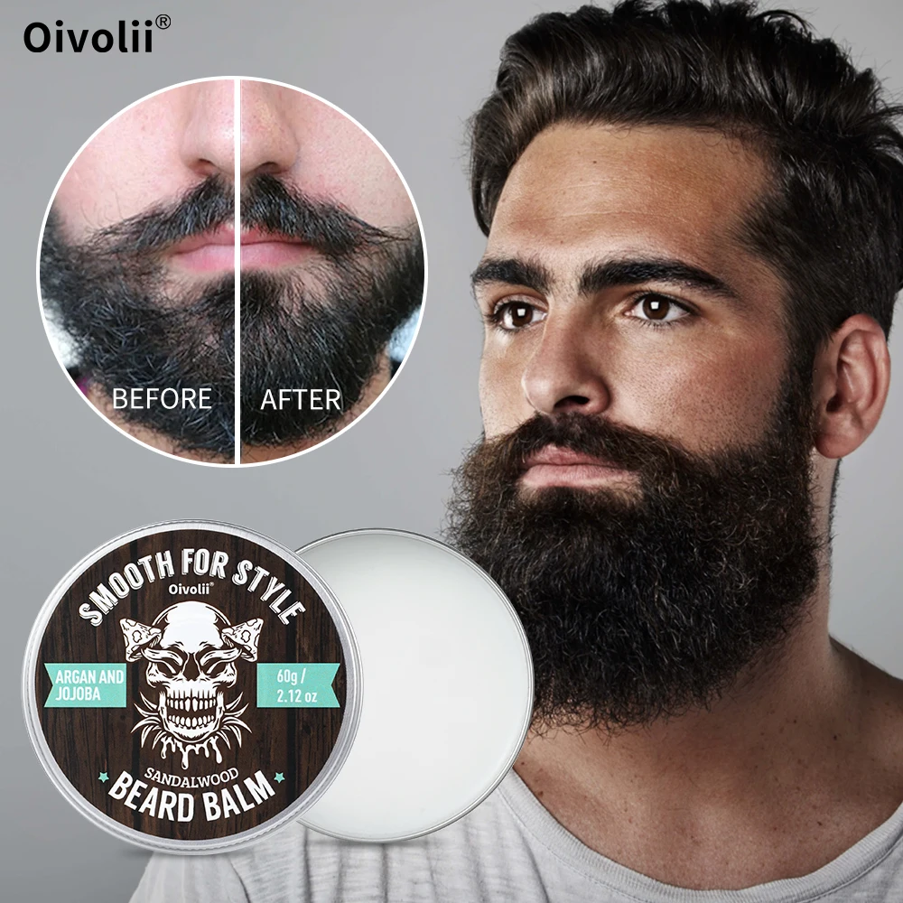 남성용 수염밤 - 아르간 오일, 호호바 오일, 코코넛 - Beard Oil Growth 리뷰 및 가격