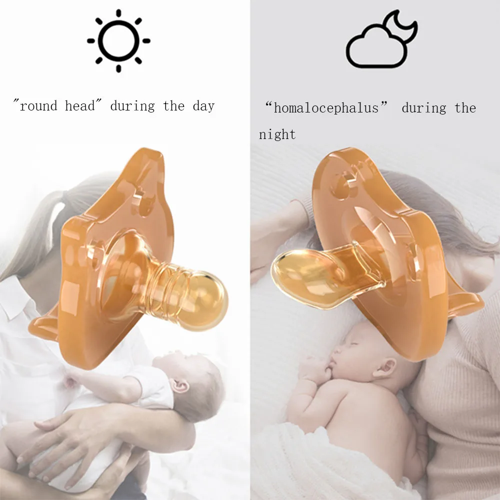 Baby Pacifier Super Soft Imitation Breast Milk Sleeping Comfort Food Grade Silicone Pacifier