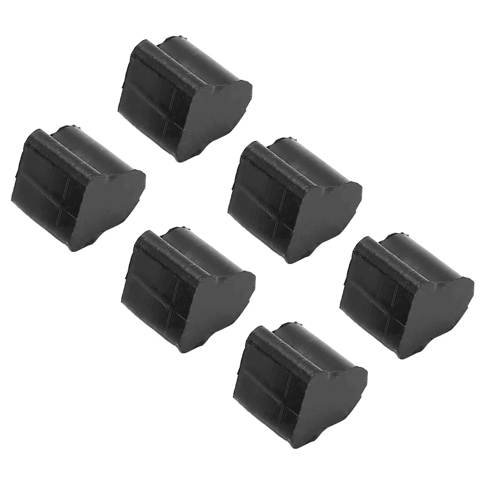 12PCS Durable 3.5mm Horn Piston Rubber Pad Black Silicone Noise Resistant Valve Pad Rotary Valve Rubber Pad For Trumpet