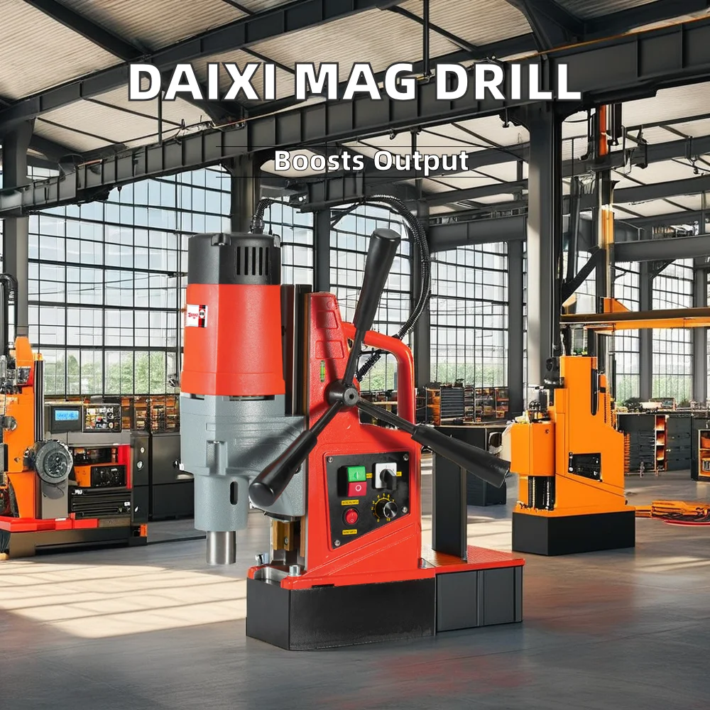 High 500 RPM Portable Electric Magnetic Drill Variable Speed 50 mm Normal 1 Year Motor 110V/220V 1.55 kW 20 kg Drilling Machine