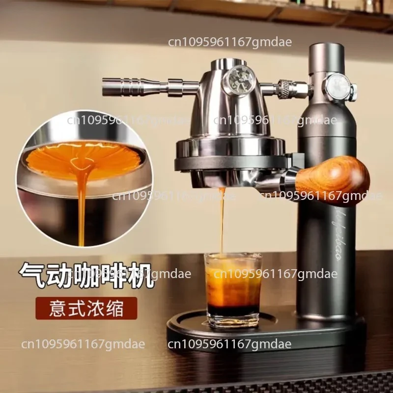 Domestic Pneumatic Commercial Household Small Portable Outdoor Camping Air Pump Semi-automatic Espresso