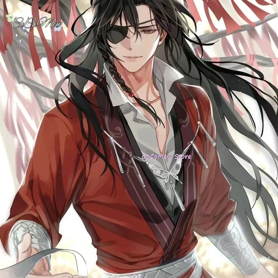 Disfraz de Cosplay Hua Cheng de la bendición oficial del cielo de la segunda serie, conjunto completo, traje Huacheng, uniforme de accesorios de Cosplay, novedad de 2024