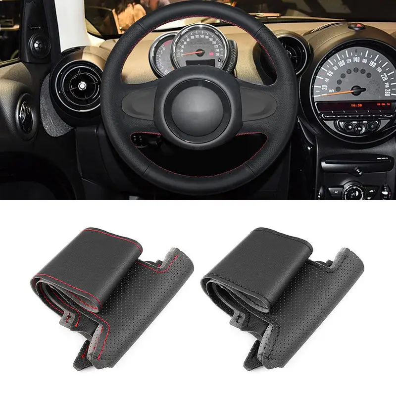 

Чехол на руль автомобиля из микрофибры для Mini Cooper Coupe Countryman Roadster Clubman Clubvan Convertible Paceman