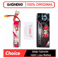 Gaoneng GNB 720mAh 100C Lipo Battery - 2S/3S/4S/6S 7.6V/11.4V/15.2V/22.8V, XT30U-F Plug for RC FPV Racing Drone Spare Parts