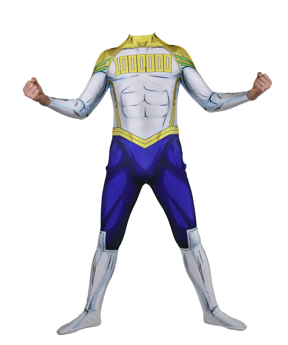 My Hero Academia Cosplay Fantasias, Bodysuit Zentai, Halloween Party Suit, Lemillion, Mirio Togata