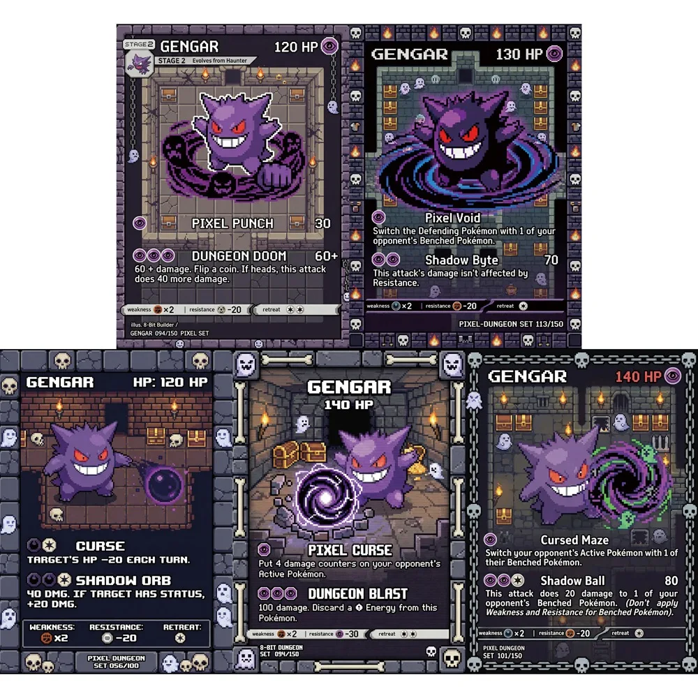 5Pcs Pokemon Cards …