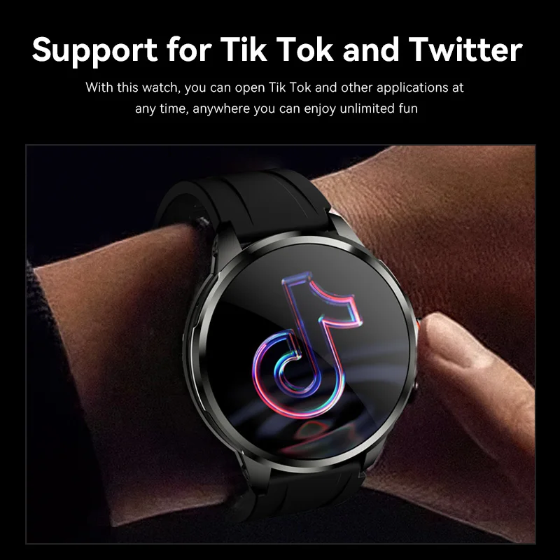 Wonlex สมาร์ทนาฬิกา 4G Video Call หมุนกล้องผู้ชายสมาร์ทนาฬิกา GPS WiFi 3 + 32GB Store กันน้ํากีฬา Smartwatch สําหรับชาย mt109