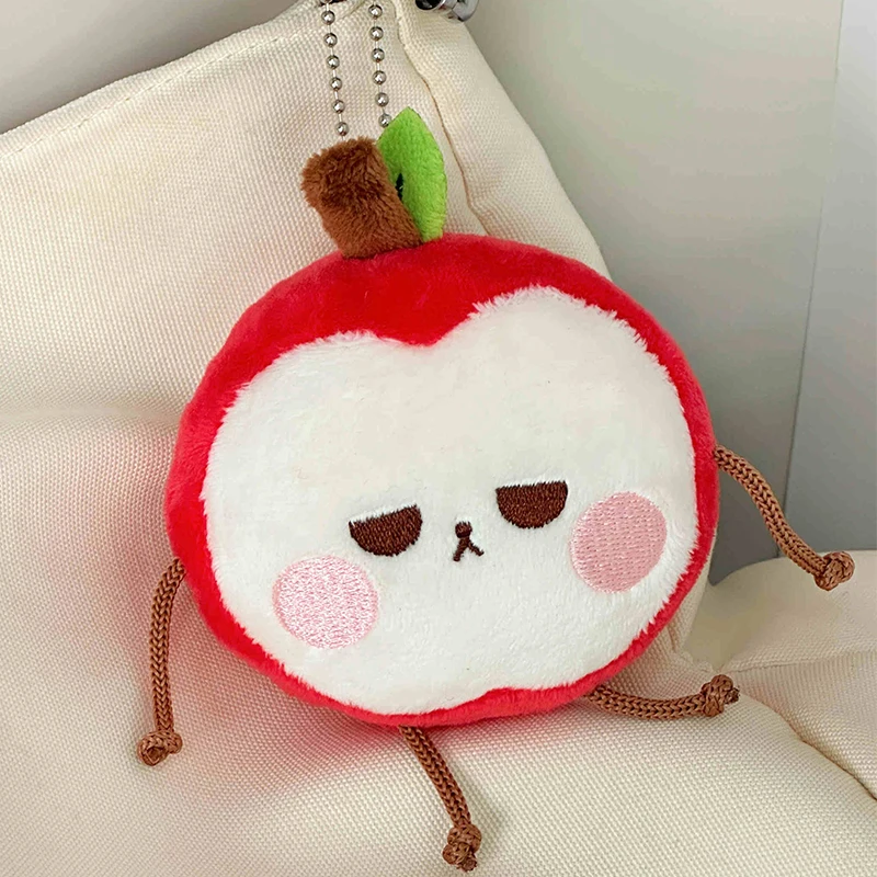 Game Caleb Xia Yizhou Love and Deepspace Cute Apple Cosplay Mini Doll Figures Keychain Pendant Decor Toy Anime Fans Xmas Gift