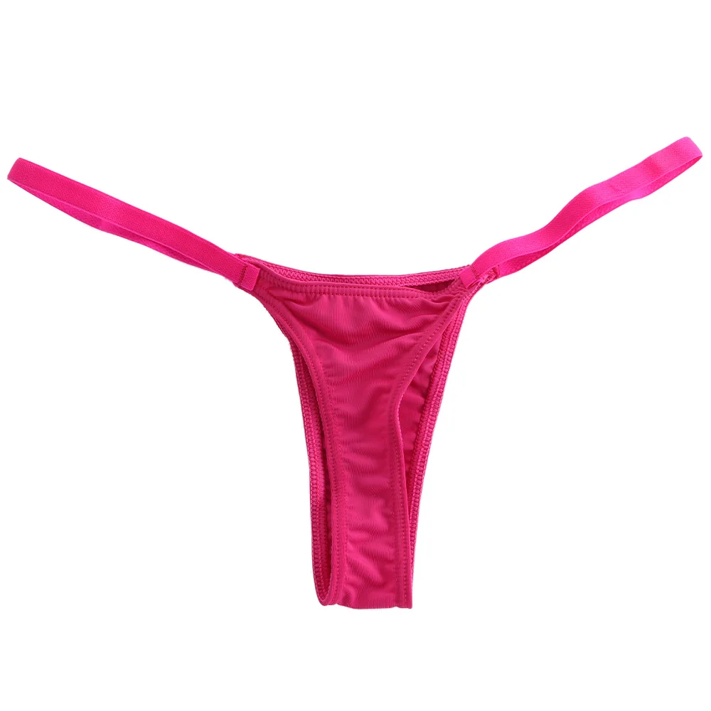 ملخصات الإناث القطن مطاطا T-الظهر منخفضة الارتفاع القطن g-سلسلة مثير ثونغ النساء سراويل داخلية مثيرة #1